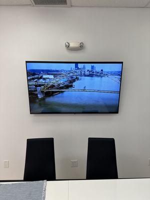 TV mounting and mount install