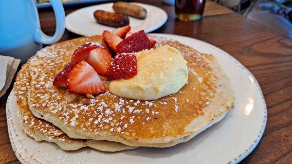 Lemon ricotta pancakes