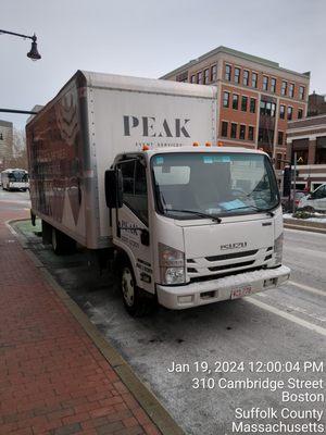 illegally parking in the bike lane