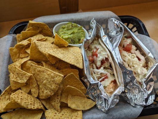 Two Classic Lobster Tacos.