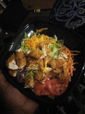 My salad from Jack's on Northern Blvd Montgomery AL