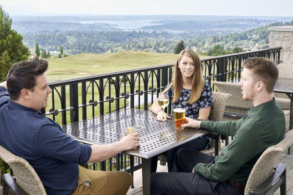 The Wooly Toad features its own private balcony with a gorgeous view