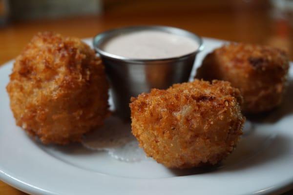 $5 Happy Hour - Ham & Gouda Fritters