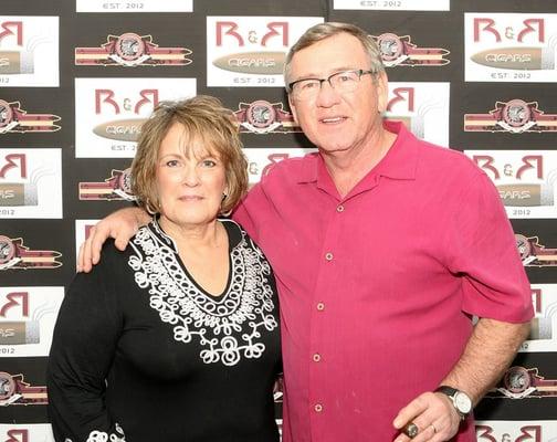 Randy and Debbie Starner at R&R Cigars