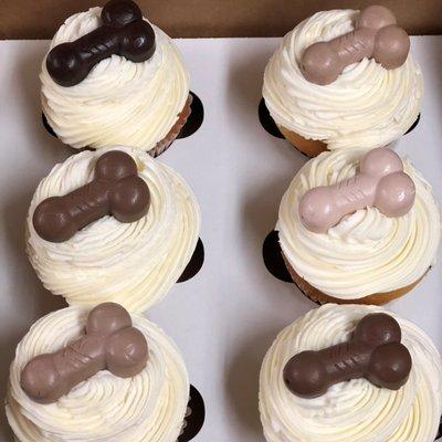 Assorted Penis Cupcakes