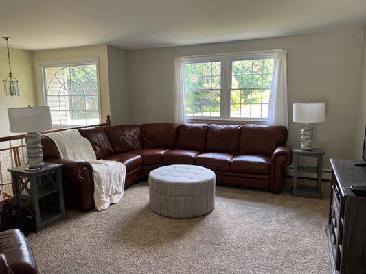 End Tables/Coffee Table/Lamps/Sectional