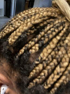 The braids I paid $125 to get taken down smh