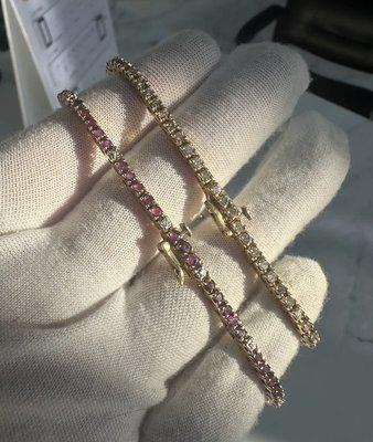 Beautiful 10k & 14k bracelets