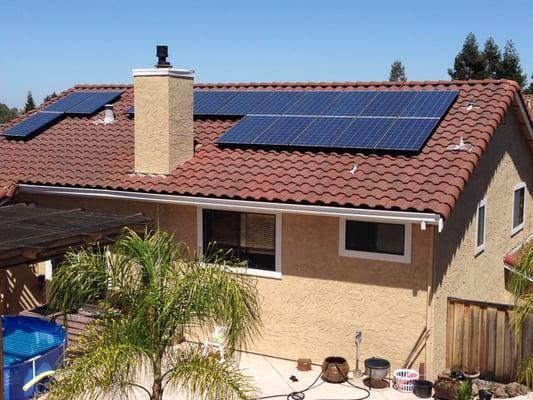 4.25kw solar installation done in Martinez, CA!