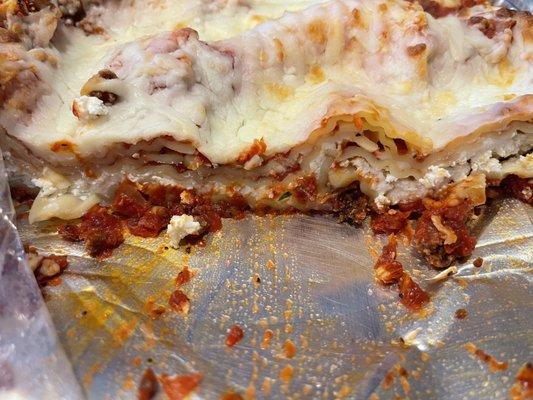 Nothing between the layers in Lasagna