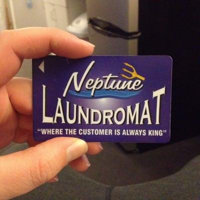 Pre loaded laundry cards. Free dry credits w every wash!