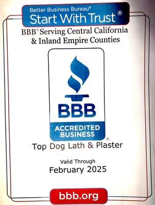 BBB CERTIFIED!