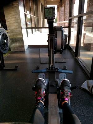 Lovin' the new row machine! #fitgirls