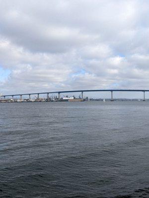 Longview of the Coronado bridge