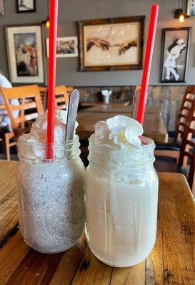 Oreo & Vanilla shakes