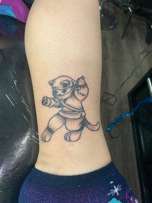 Tattoo by Darilyn! Ninja Kat!