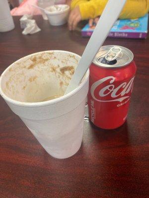 Coke float