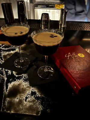 Espresso martinis!