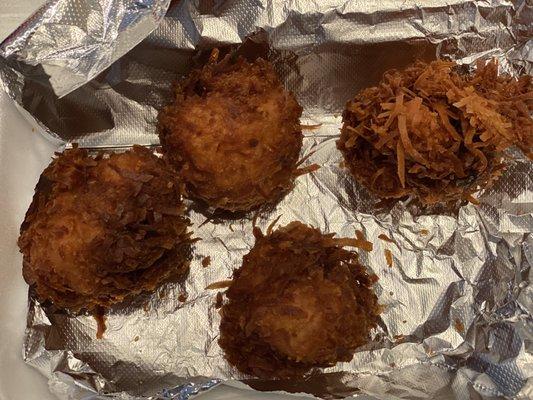 Coconut hush puppies