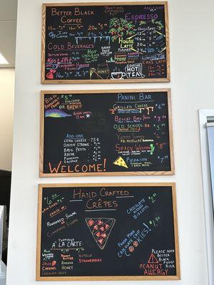 Menu board