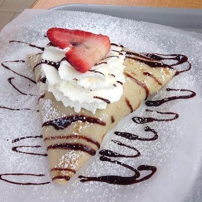 Strawberry crepe :)