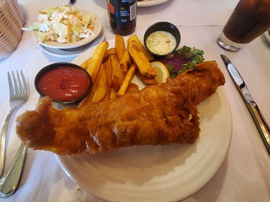 Guinness fish and chips