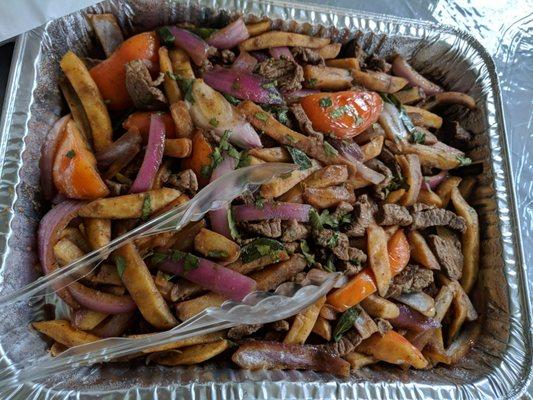 Lomo Saltado (catering order) -yum