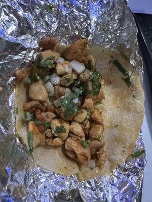 Chicken taco