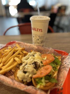 PHILLY CHEESESTEAK with fries