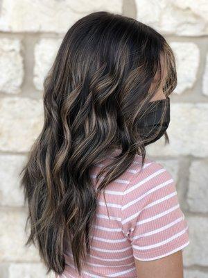 Caramel balayage