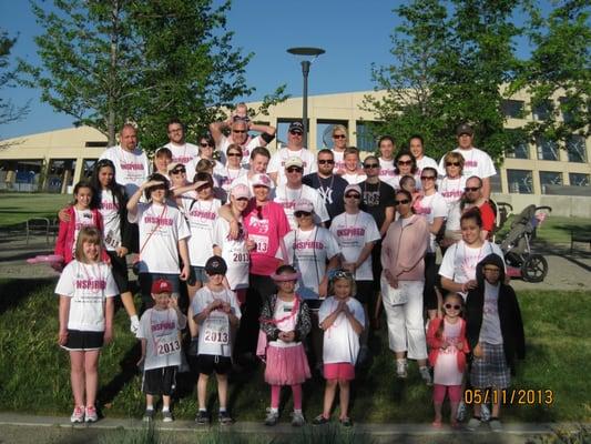 Our Team for Race For The Cure 2013