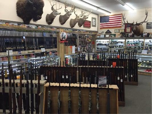 Full service gun shop. We buy, sell and trade used guns. Three expert gunsmiths on hand for your firearm service needs.