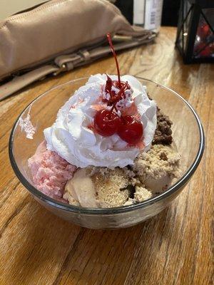 Brownie sundae (large)