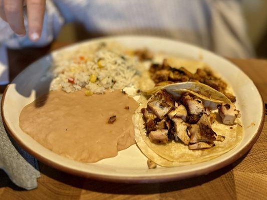 Kids Chicken Tacos