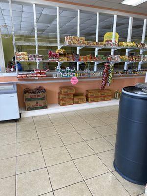 Inside grocery side