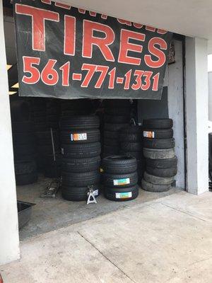 Tires everywhere