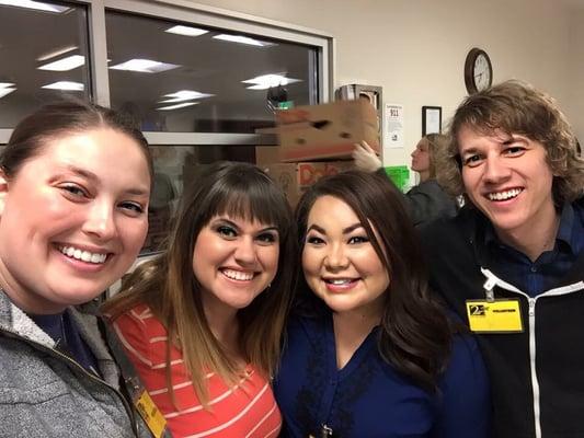 The Buck crew volunteering for The 2nd Harvest Food Bank- March 2016