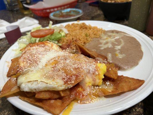 Tacos with fried egg