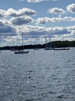 Beautiful view from Quito's in Bristol, RI.