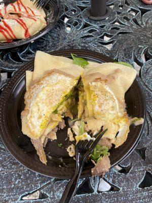 Short rib crepe