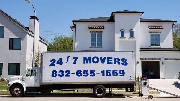 The time will not start until we arrive at your location!! Call 24/7 Movers Today!