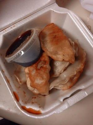 Pot stickers.