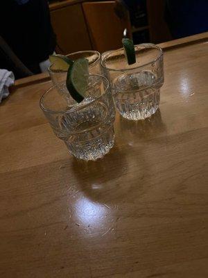 Tequila shots