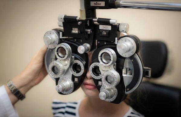 We provide comprehensive eye care services, evaluating eyeglass and contact lens prescriptions and providing eye health examinations.