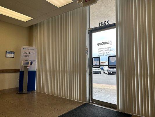 Lobby/Waiting Area of LabCorp