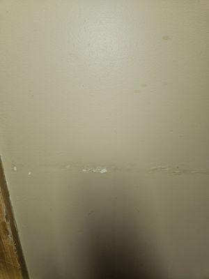 Kitchen walls from garbage paint job.