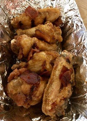 Maple Bacon Glaze Chicken Wings