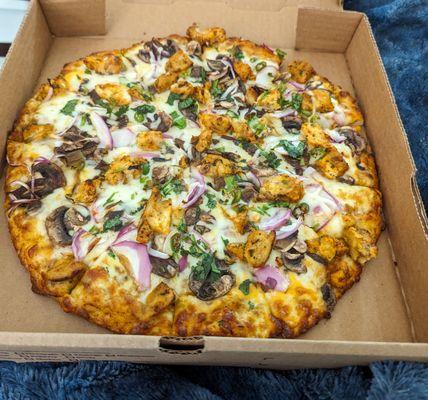 Curry pizza