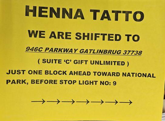 henna tatto lady shifted to one block ahead stop light no 9