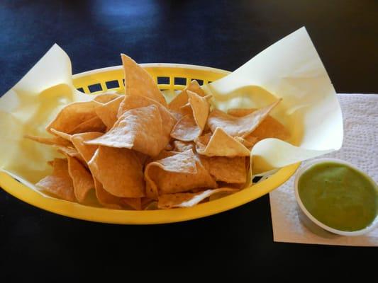 Chips and salsa (from salsa bar)